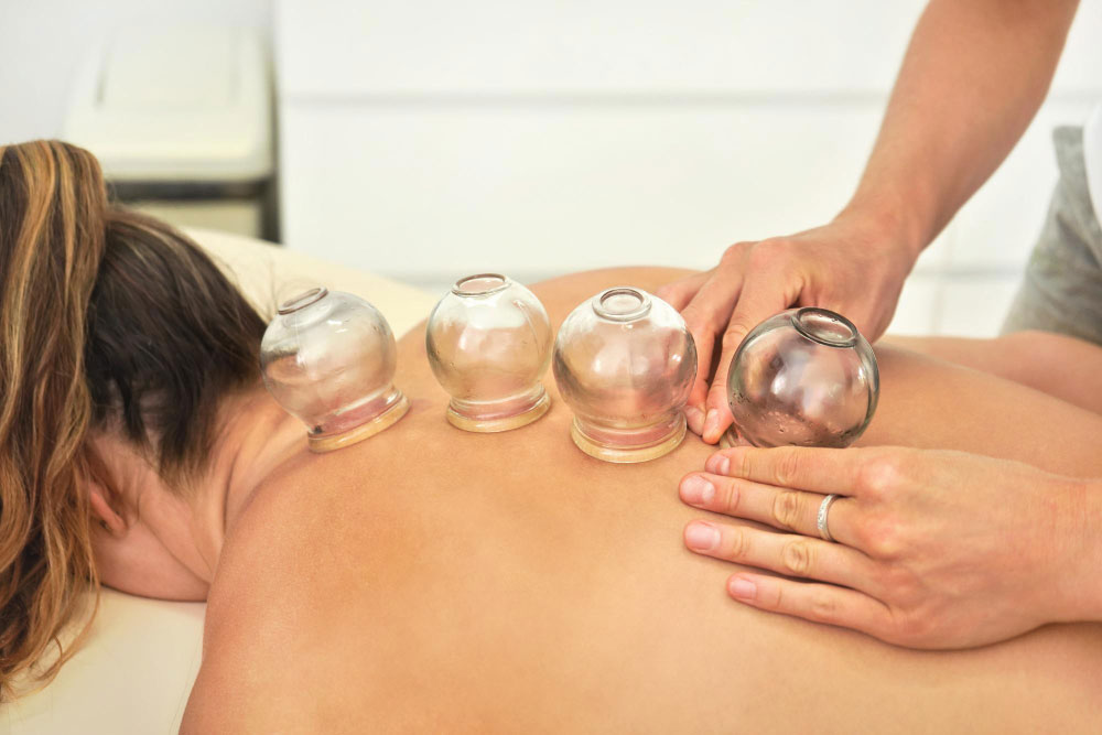 Ventosas y moxibustion chinas calientes o de aire